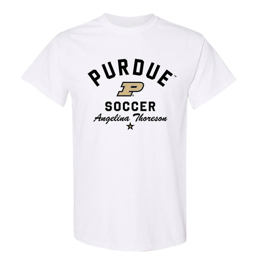 Purdue - NCAA Women's Soccer : Angelina Thoreson - Classic Shersey T-Shirt-0