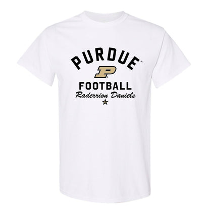 Purdue - NCAA Football : Raderrion Daniels - Classic Shersey T-Shirt-0