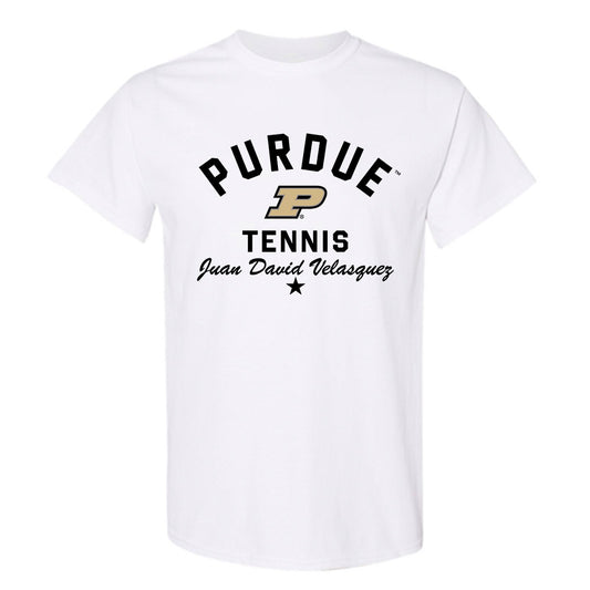 Purdue - NCAA Men's Tennis : Juan David Velasquez - Classic Shersey T-Shirt-0