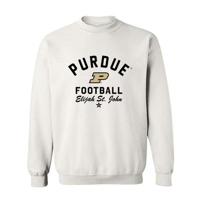 Purdue - NCAA Football : Elijah St. John - Classic Shersey Crewneck Sweatshirt-0