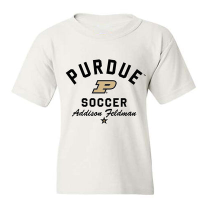Purdue - NCAA Women's Soccer : Addison Feldman - Classic Shersey Youth T-Shirt-0