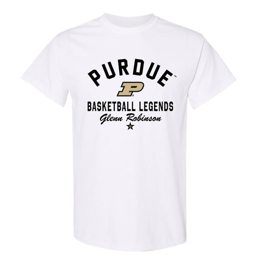 Purdue - NCAA Men's Basketball Legends : Glenn Robinson - Classic Shersey T-Shirt-0