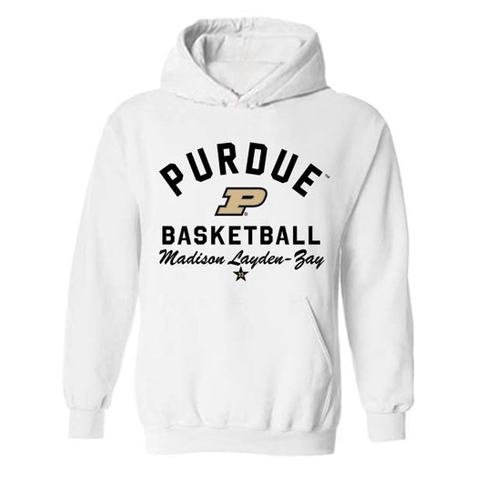 Purdue - NCAA Women's Basketball : Madison Layden-Zay - Classic Shersey Hooded Sweatshirt-0