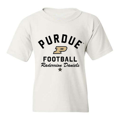 Purdue - NCAA Football : Raderrion Daniels - Classic Shersey Youth T-Shirt-0