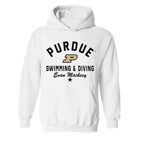 Purdue - NCAA Men's Swimming & Diving : Evan Mackesy - Classic Shersey Hooded Sweatshirt-0