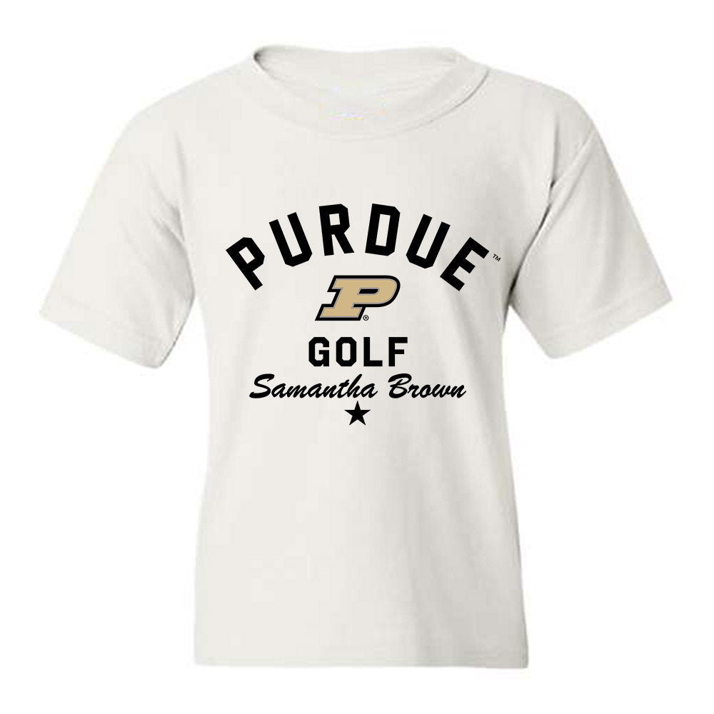 Purdue - NCAA Women's Golf : Samantha Brown - Classic Shersey Youth T-Shirt-0