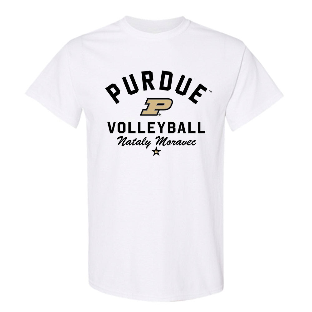Purdue - NCAA Women's Volleyball : Nataly Moravec - Classic Shersey T-Shirt-0