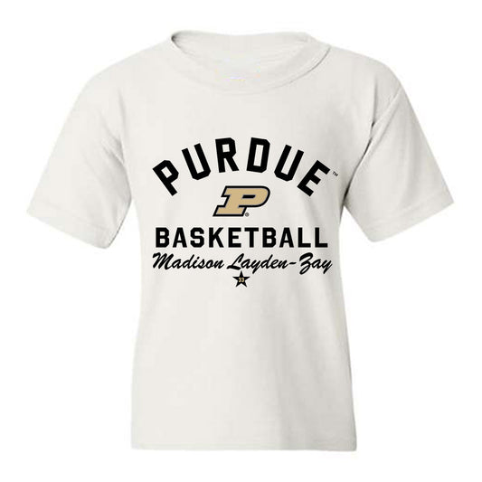 Purdue - NCAA Women's Basketball : Madison Layden-Zay - Classic Shersey Youth T-Shirt-0