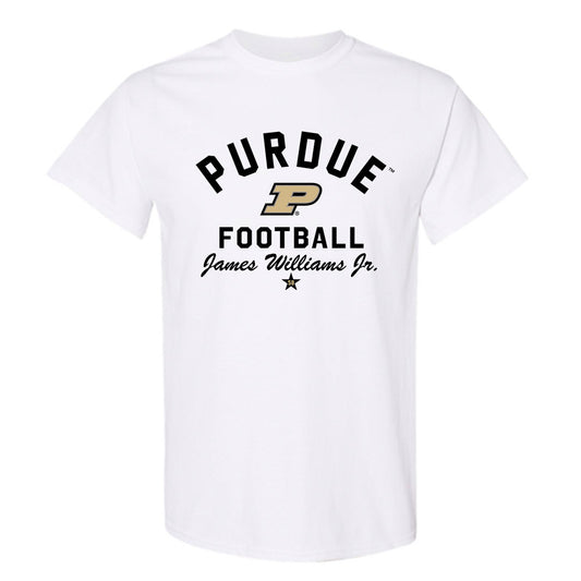 Purdue - NCAA Football : James Williams Jr. - Classic Shersey T-Shirt-0