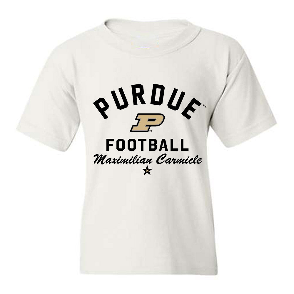 Purdue - NCAA Football : Maximilian Carmicle - Classic Shersey Youth T-Shirt-0