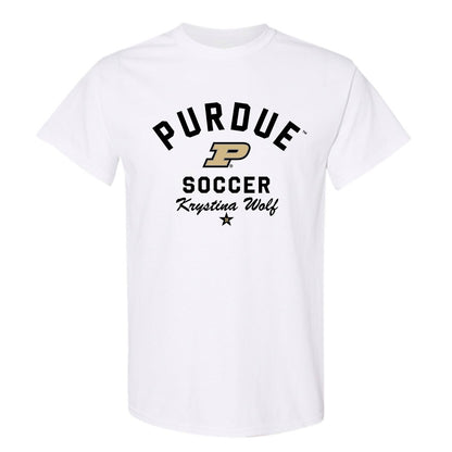Purdue - NCAA Women's Soccer : Krystina Wolf - Classic Shersey T-Shirt-0