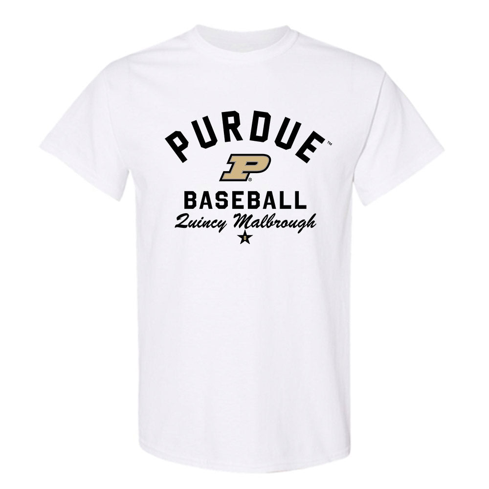 Purdue - NCAA Baseball : Quincy Malbrough - Classic Shersey T-Shirt-0