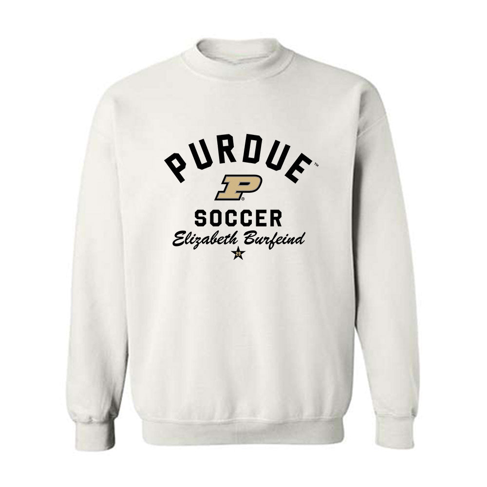 Purdue - NCAA Women's Soccer : Elizabeth Burfeind - Classic Shersey Crewneck Sweatshirt-0