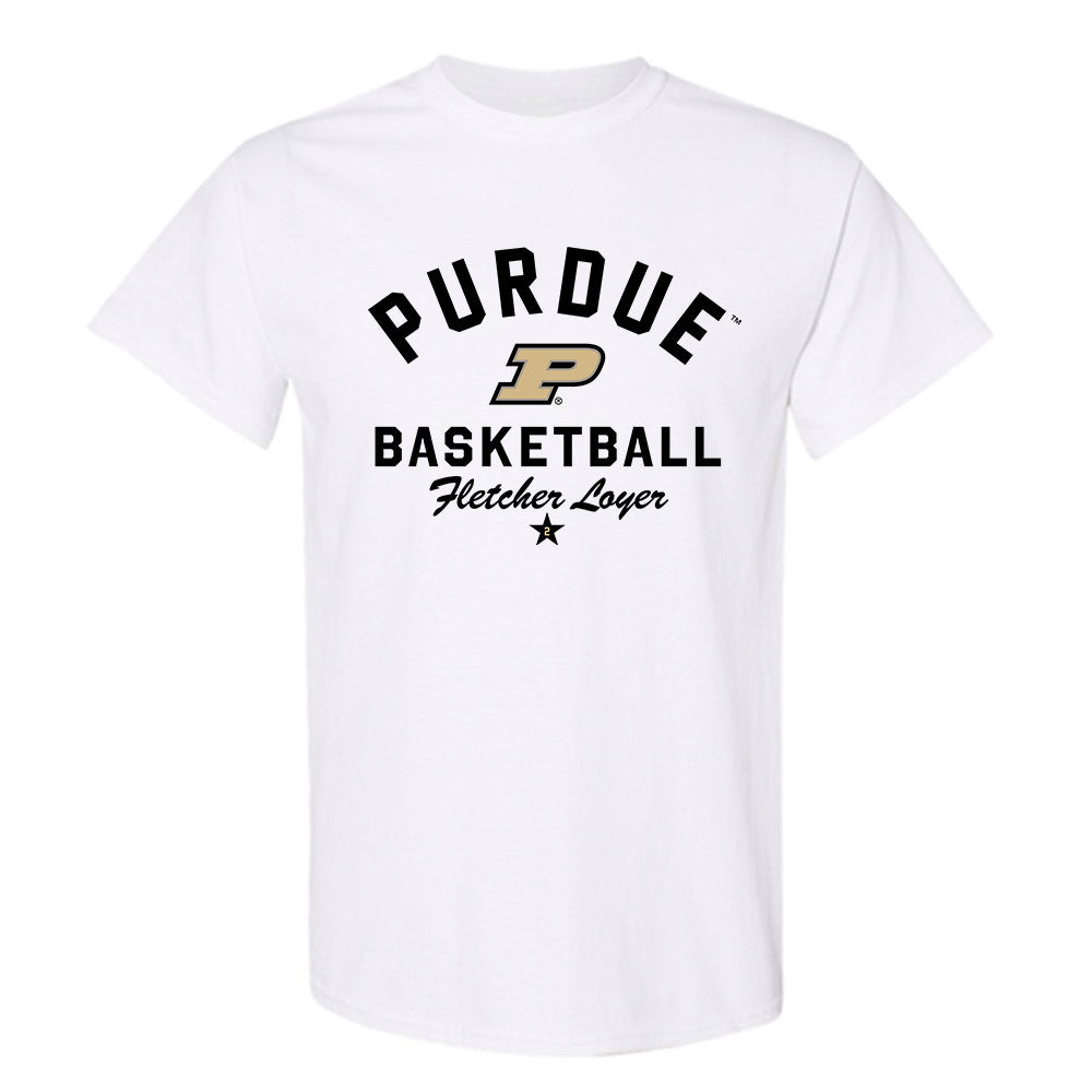 Purdue - NCAA Men's Basketball : Fletcher Loyer - Classic Shersey T-Shirt-0
