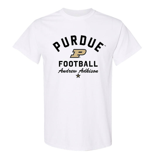Purdue - NCAA Football : Andrew Adkison - Classic Shersey T-Shirt-0