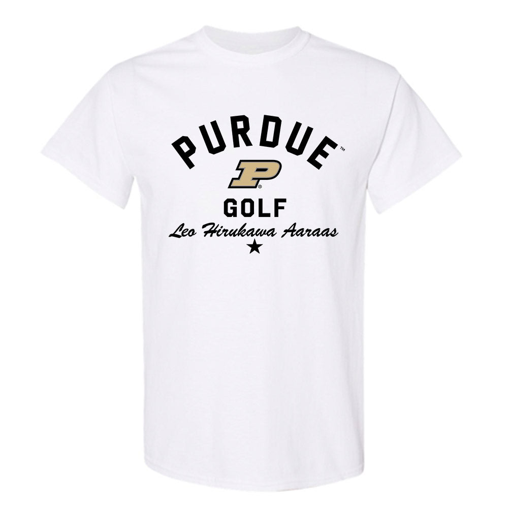 Purdue - NCAA Men's Golf : Leo Hirukawa Aaraas - Classic Shersey T-Shirt-0