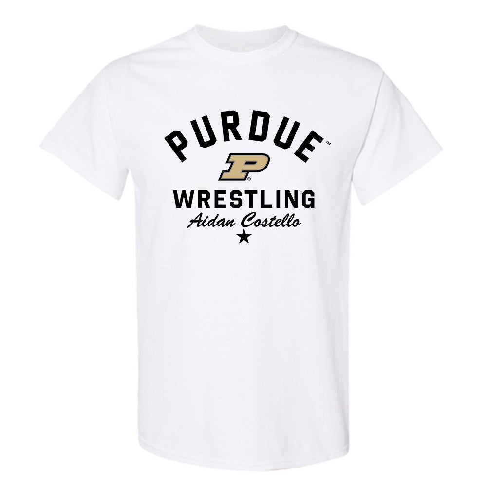 Purdue - NCAA Wrestling : Aidan Costello - Classic Shersey T-Shirt-0