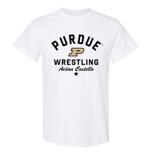 Purdue - NCAA Wrestling : Aidan Costello - Classic Shersey T-Shirt-0