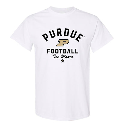 Purdue - NCAA Football : Tre Moore - Classic Shersey T-Shirt-0