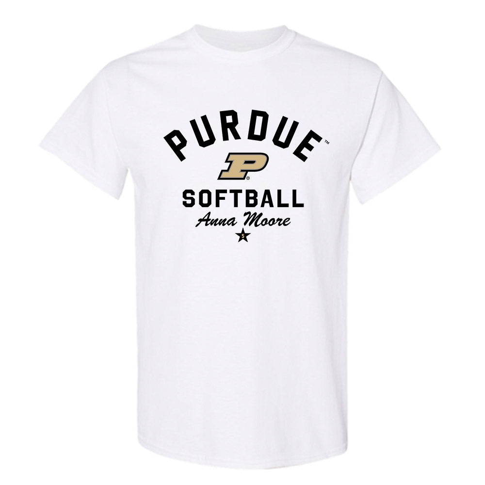 Purdue - NCAA Softball : Anna Moore - Classic Shersey T-Shirt-0