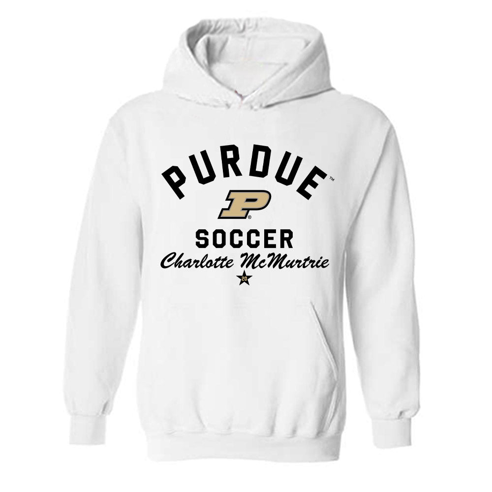 Purdue - NCAA Women's Soccer : Charlotte McMurtrie - Classic Shersey Hooded Sweatshirt-0