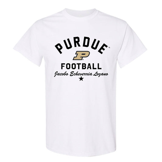 Purdue - NCAA Football : Jacobo Echeverria Lozano - Classic Shersey T-Shirt-0