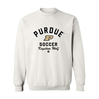 Purdue - NCAA Women's Soccer : Krystina Wolf - Classic Shersey Crewneck Sweatshirt-0