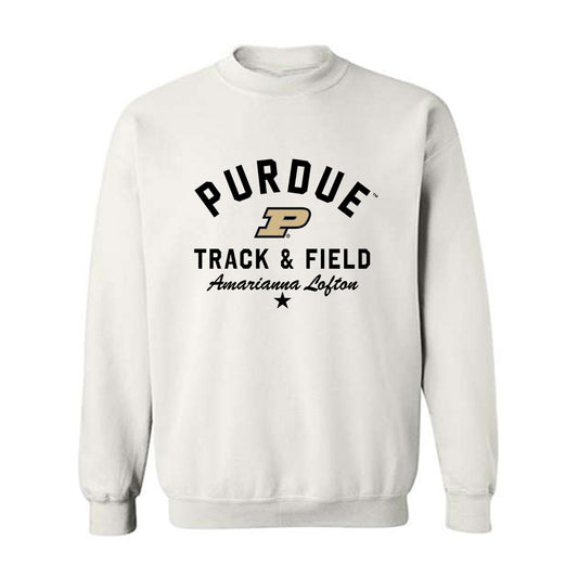 Purdue - NCAA Women's Track & Field : Amarianna Lofton - Classic Shersey Crewneck Sweatshirt-0
