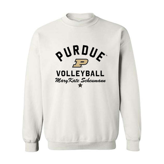 Purdue - NCAA Women's Volleyball : MaryKate Scheumann - Classic Shersey Crewneck Sweatshirt-0