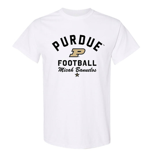 Purdue - NCAA Football : Micah Banuelos - Classic Shersey T-Shirt-0