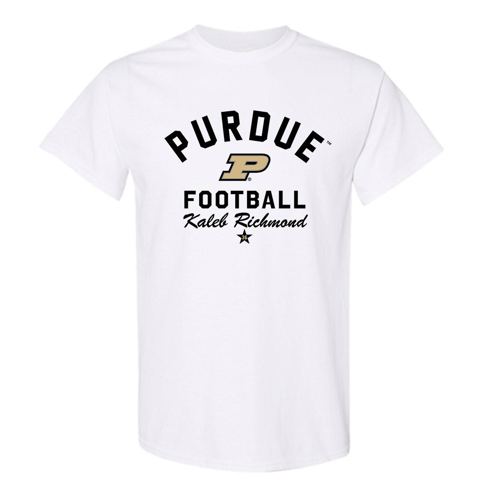 Purdue - NCAA Football : Kaleb Richmond - Classic Shersey T-Shirt-0