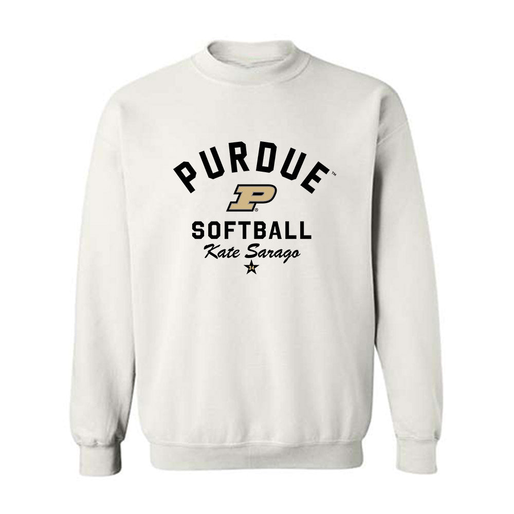 Purdue - NCAA Softball : Kate Sarago - Classic Shersey Crewneck Sweatshirt-0