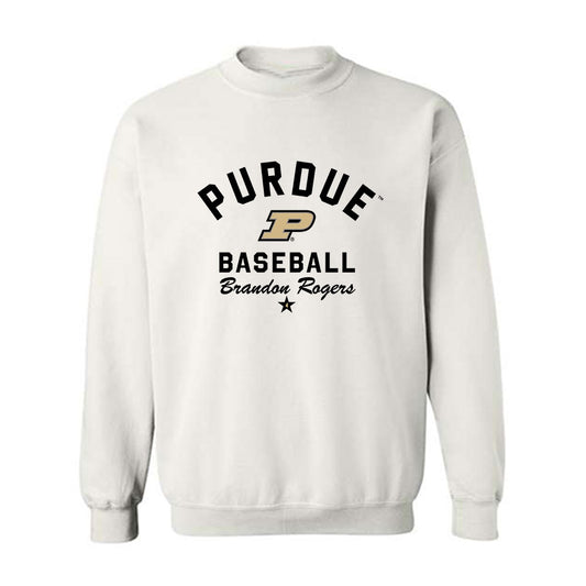 Purdue - NCAA Baseball : Brandon Rogers - Classic Shersey Crewneck Sweatshirt-0