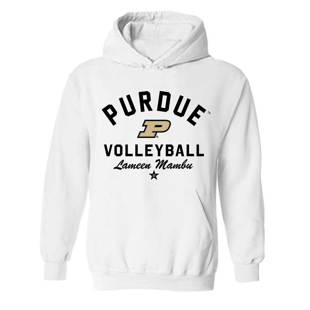 Purdue - NCAA Women's Volleyball : Lameen Mambu - Classic Shersey Hooded Sweatshirt-0