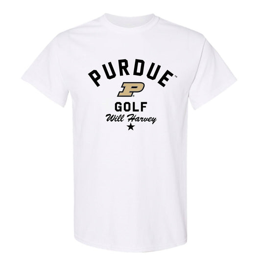 Purdue - NCAA Men's Golf : Will Harvey - Classic Shersey T-Shirt-0