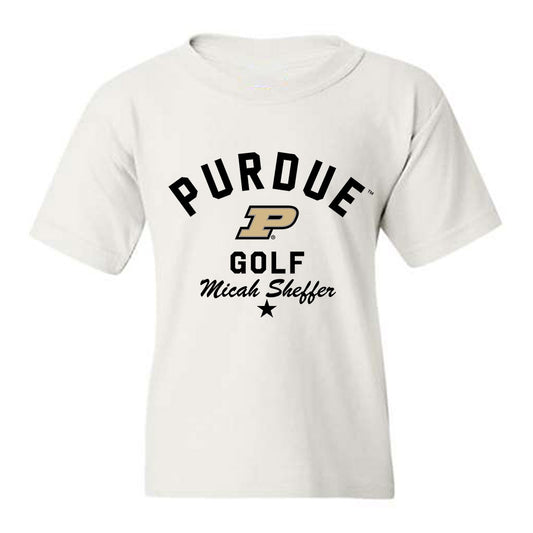 Purdue - NCAA Men's Golf : Micah Sheffer - Classic Shersey Youth T-Shirt-0