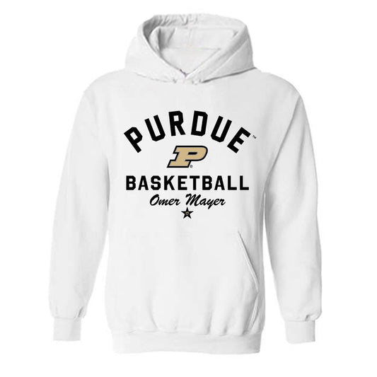 Purdue - NCAA Men's Basketball : Omer Mayer - Classic Shersey Hooded Sweatshirt-0