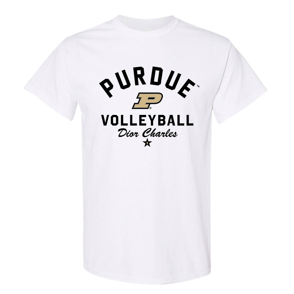 Purdue - NCAA Women's Volleyball : Dior Charles - Classic Shersey T-Shirt-0