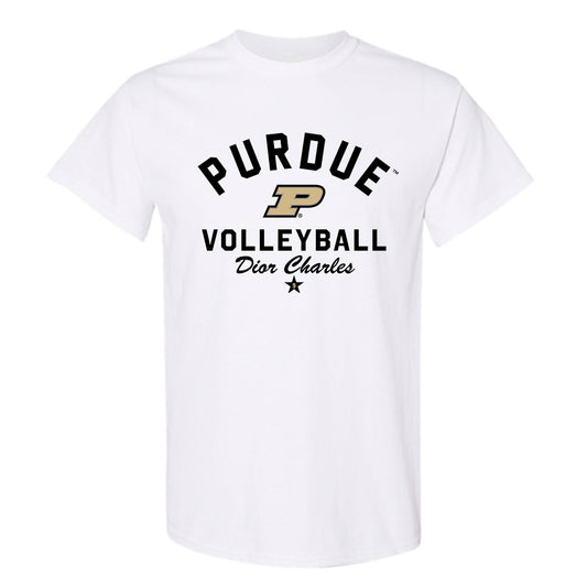 Purdue - NCAA Women's Volleyball : Dior Charles - Classic Shersey T-Shirt-0
