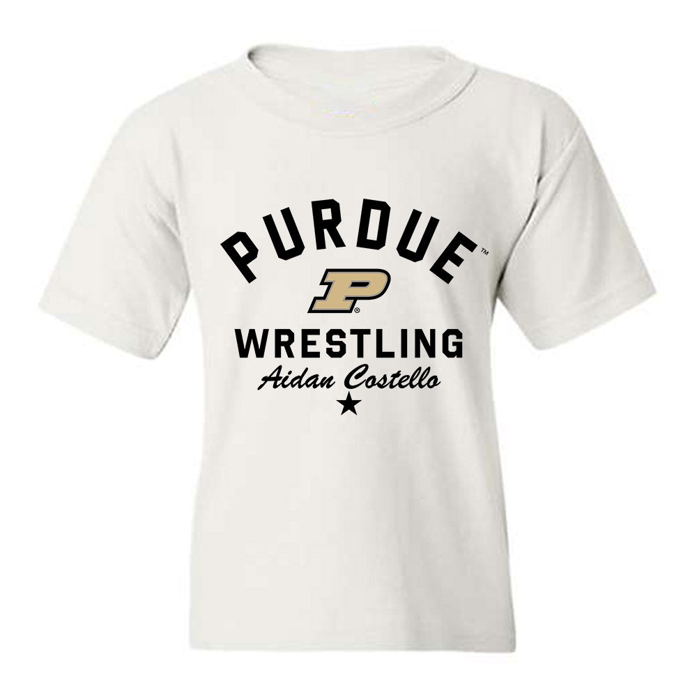 Purdue - NCAA Wrestling : Aidan Costello - Classic Shersey Youth T-Shirt-0