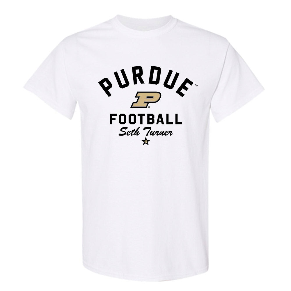 Purdue - NCAA Football : Seth Turner - Classic Shersey T-Shirt-0