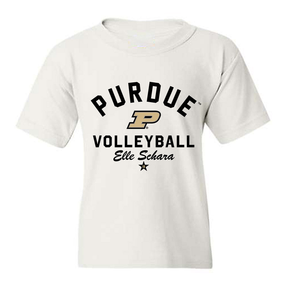Purdue - NCAA Women's Volleyball : Elle Schara - Classic Shersey Youth T-Shirt-0