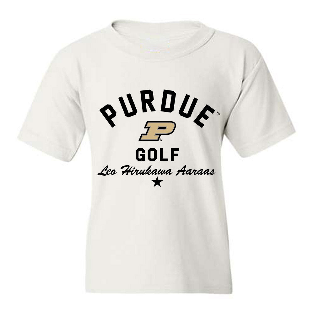 Purdue - NCAA Men's Golf : Leo Hirukawa Aaraas - Classic Shersey Youth T-Shirt-0