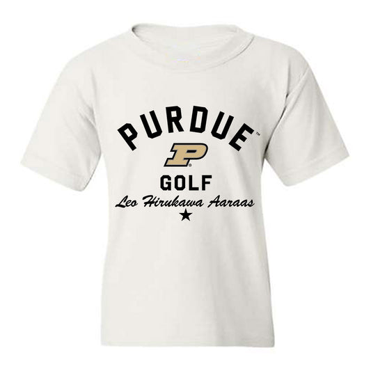 Purdue - NCAA Men's Golf : Leo Hirukawa Aaraas - Classic Shersey Youth T-Shirt-0
