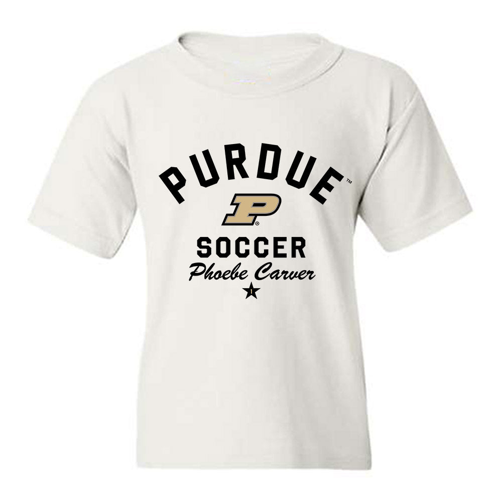 Purdue - NCAA Women's Soccer : Phoebe Carver - Classic Shersey Youth T-Shirt-0