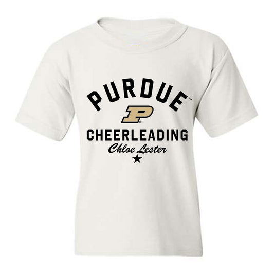 Purdue - NCAA Cheerleading : Chloe Lester - Classic Shersey Youth T-Shirt-0