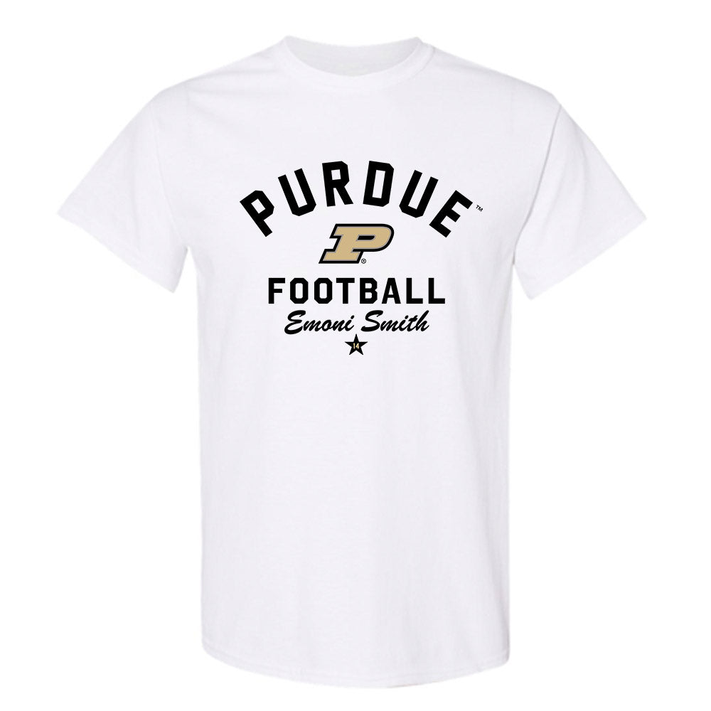 Purdue - NCAA Football : Emoni Smith - Classic Shersey T-Shirt-0