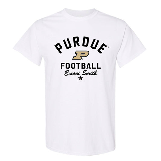 Purdue - NCAA Football : Emoni Smith - Classic Shersey T-Shirt-0
