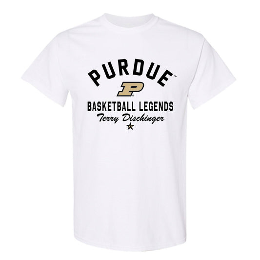 Purdue - NCAA Men's Basketball Legends : Terry Dischinger - Classic Shersey T-Shirt-0