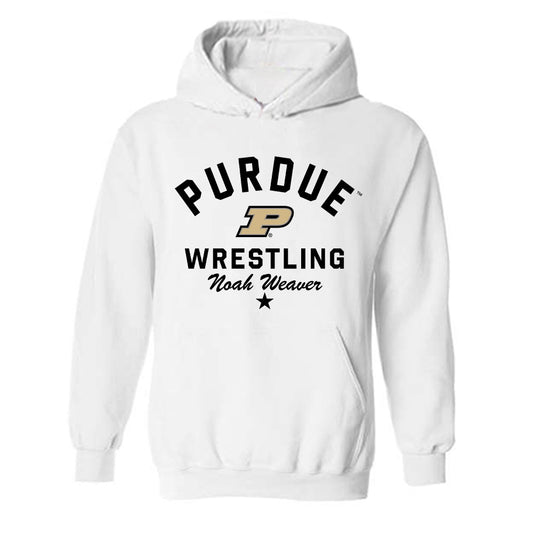 Purdue - NCAA Wrestling : Noah Weaver - Classic Shersey Hooded Sweatshirt-0